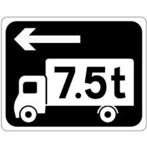 Alternative route for heavy vehicles