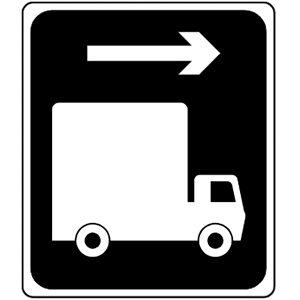 Alternative route for high vehicles