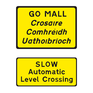 Automatic-level-crossing-ahead