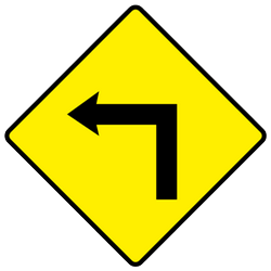 Dangerous corner ahead