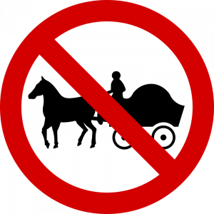 No horse carriages