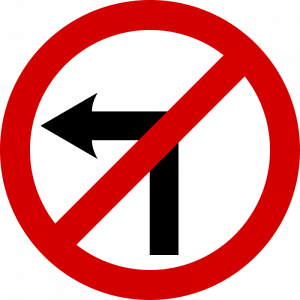 No-left-turn