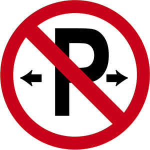 Parking prohibited