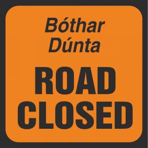Road closed