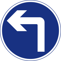Turn-left-ahead