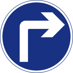 Turn-right-ahead